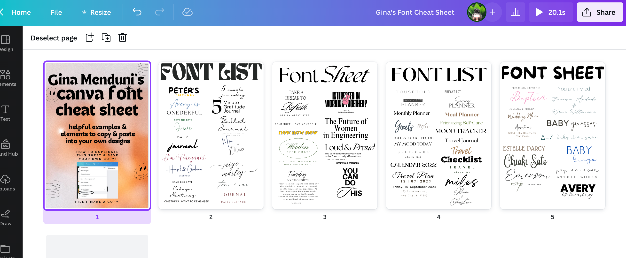 Ginas Canva Font Cheat Sheet Ginamenduni 3067